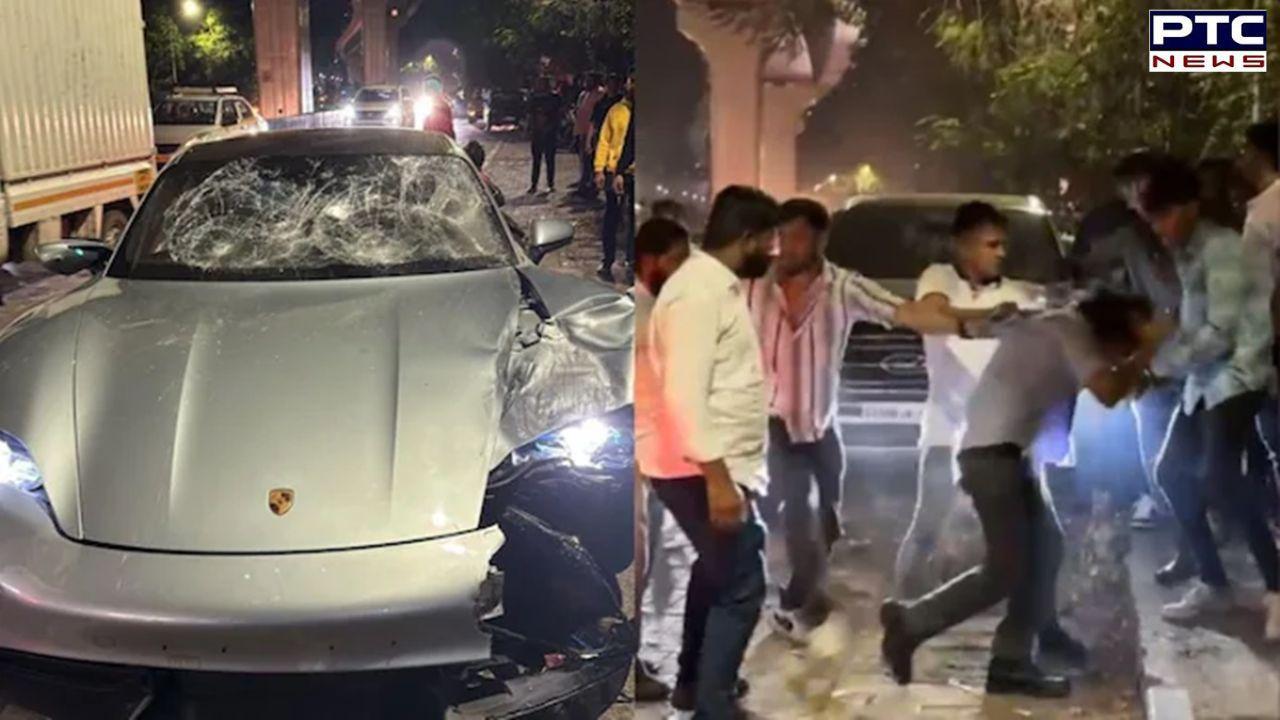 Pune Porsche accident: Accused teen's bail cancelled; ink thrown on father at court