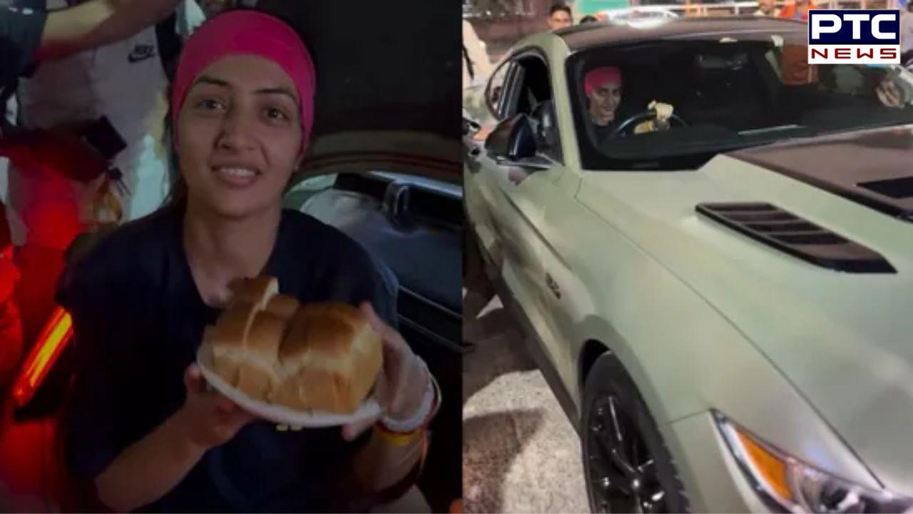 Delhi's iconic 'vada pav girl' Chandrika Dixit shows off her latest addition: A Ford Mustang