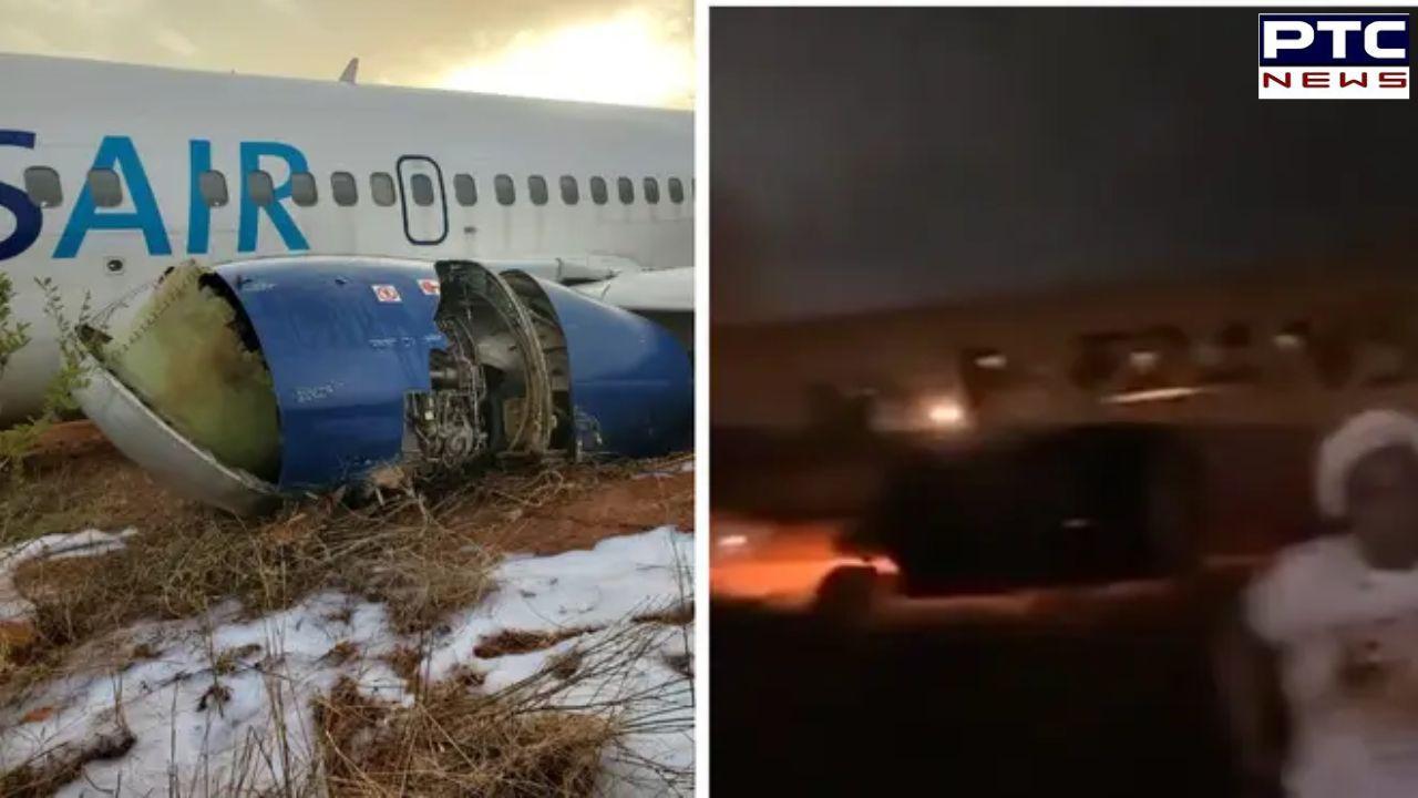 Several passengers, pilots injured as Boeing 737 airplane crashes during take-off in Senegal