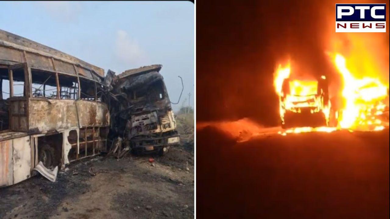 Tragic accident in Andhra Pradesh: 6 killed, several injured as bus collides with lorry