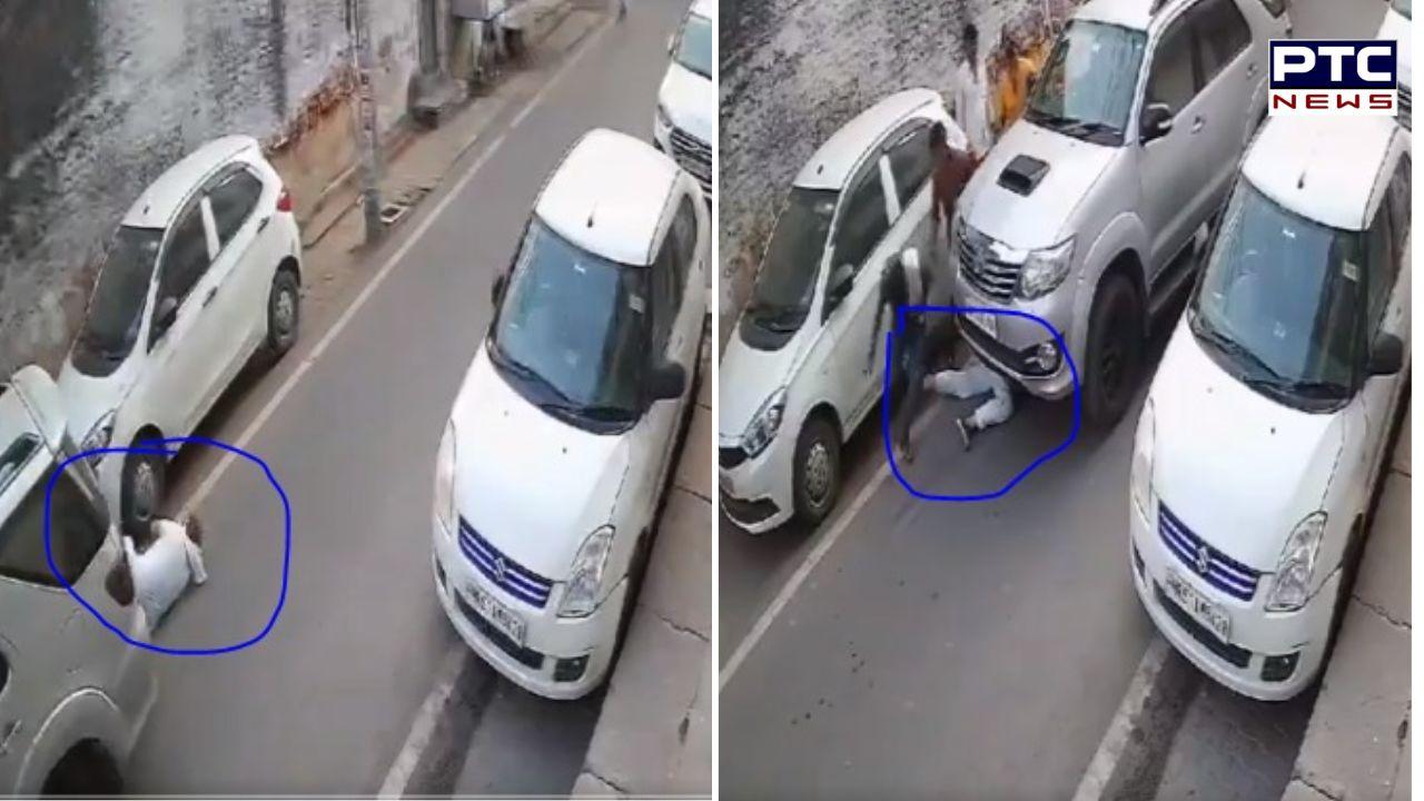 Horror captured on camera: Elderly man run over by reversing Toyota Fortuner | Watch