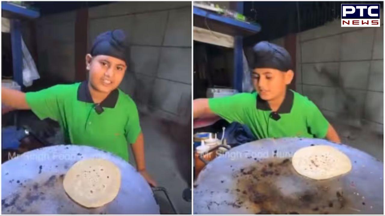 Boy's journey selling rolls after losing father, mother's relocation to Punjab | Watch Video