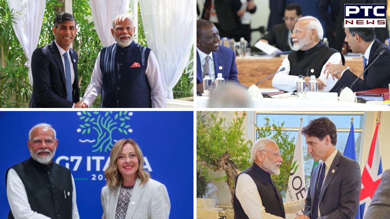 SEE PICS :  PM Modi meets world leaders during G7 Summit in Italy | IN POINTS