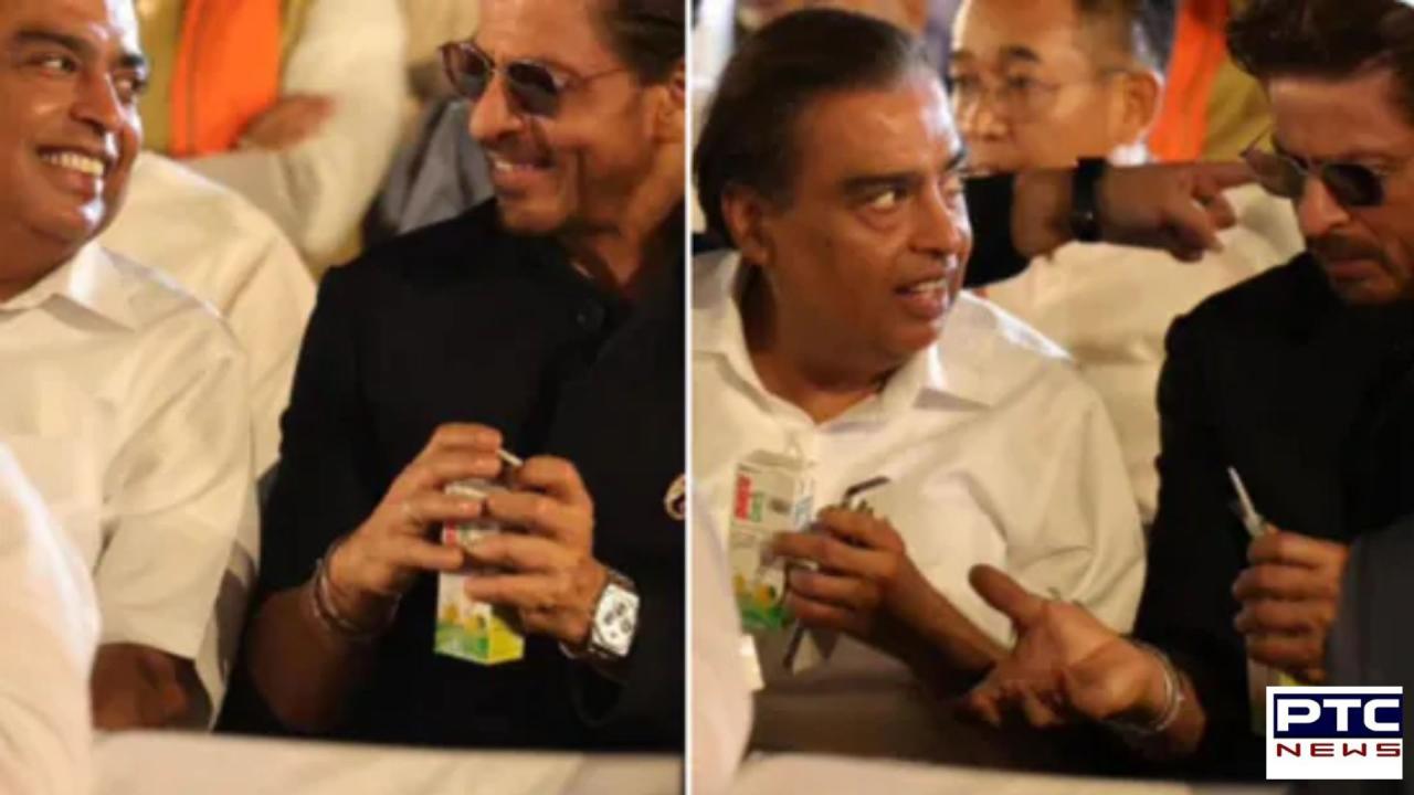 Mukesh Ambani and Shah Rukh Khan connect over Rs 31 ORS packets at PM Modi's oath ceremony; internet responds: 'I've had the same!'
