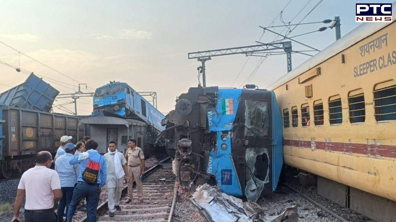 2 loco pilots injured as goods trains collide in Punjab's Fatehgarh Sahib