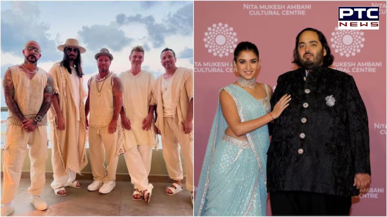 Backstreet Boys perform at Anant Ambani and Radhika Merchant's cruise party | Watch Video