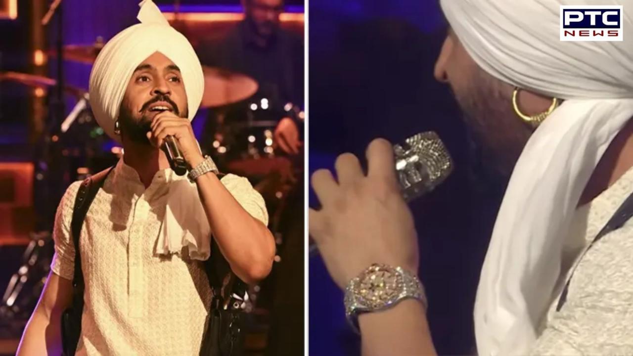 Diljit Dosanjh makes history on Jimmy Fallon's show wearing a stunning Rs 1.2 crore diamond-encrusted watch | Full Details