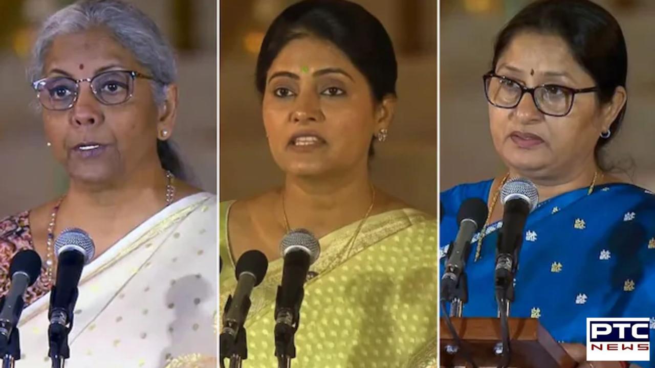 Modi 3.0: Seven women inducted as Union ministers in new Modi administration