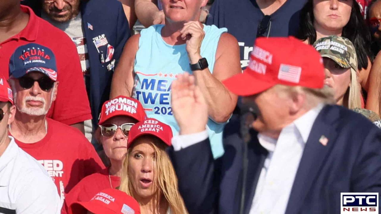 Trump rally shooting: Photo reveals bullet inches from Donald Trump's face at US rally