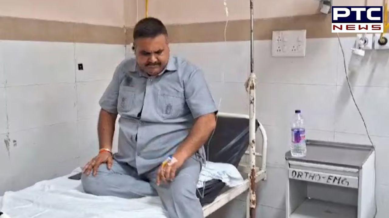 ਰਾਜਪਾਲ ਬਨਵਾਰੀ ਲਾਲ ਪੁਰੋਹਿਤ ਦੇ ਕਾਫਲੇ ਦੀ ਗੱਡੀ ਹੋਈ ਹਾਦਸੇ ਦਾ ਸ਼ਿਕਾਰ,3 ਸੁਰੱਖਿਆ ਕਰਮਚਾਰੀ ਜ਼ਖਮੀ