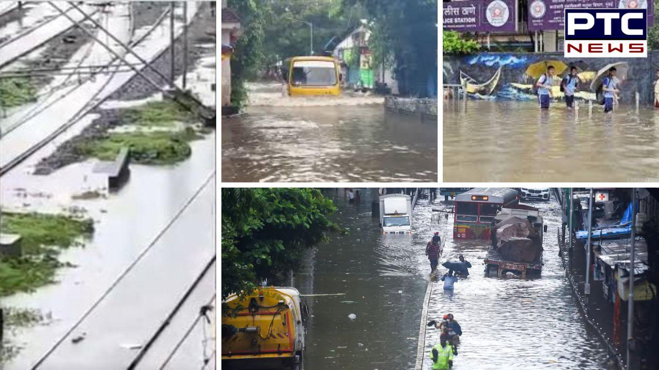 Mumbai Rain: ਮੁੰਬਈ 'ਚ ਤਬਾਹੀ ਬਣ ਪੈ ਰਿਹਾ ਮੀਂਹ, ਗੱਡੀਆਂ ਡੁੱਬੀਆਂ, ਸਕੂਲ ਬੰਦ... ਅਲਰਟ ਜਾਰੀ