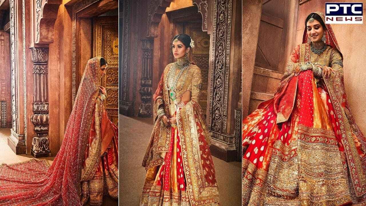 Anant-Radhika Wedding: Did Radhika Merchant wear real gold embroidered lehenga on her vidai? Check pics