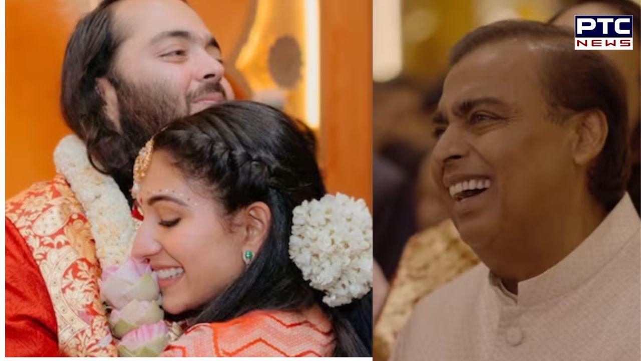 Mukesh Ambani Gets Emotional As Anant Hugs Radhika During Heartwarming ...