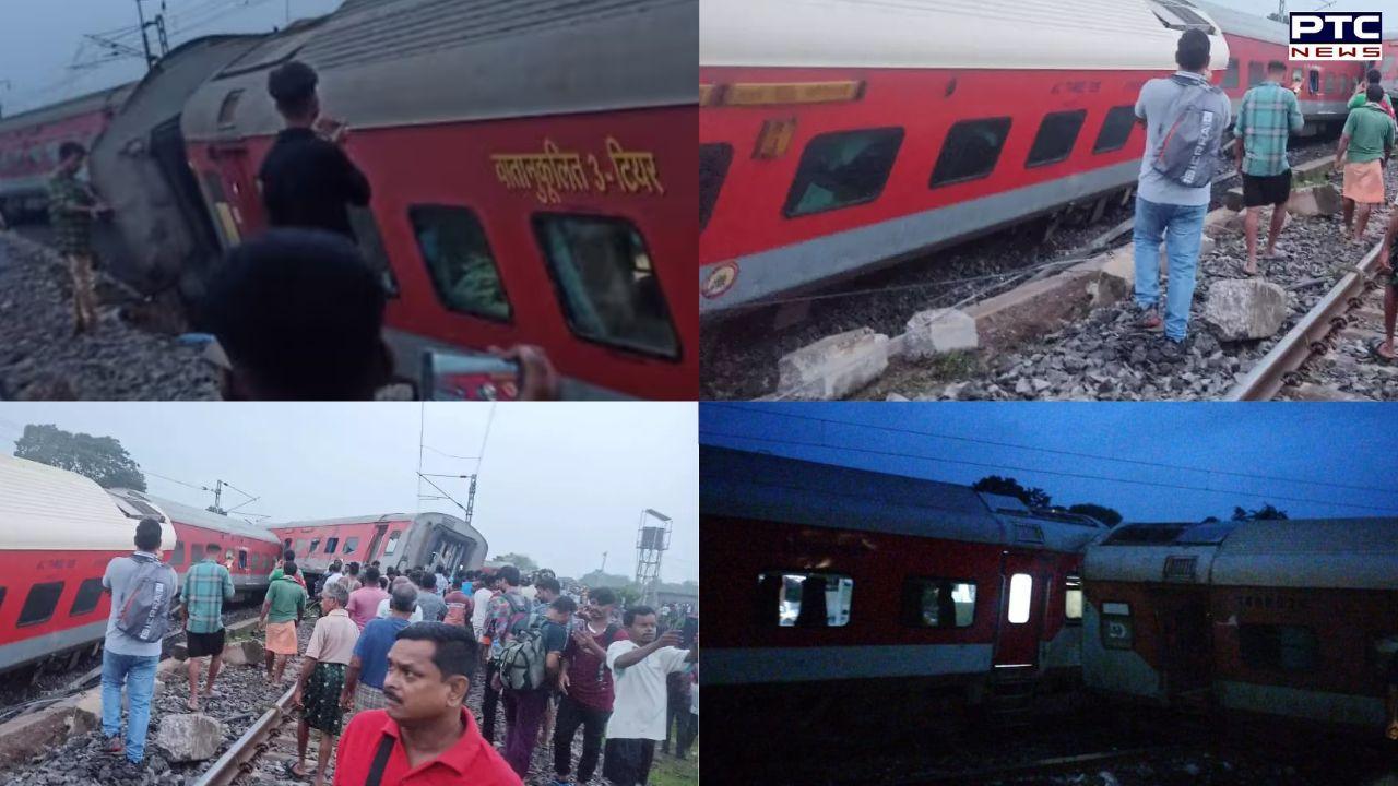 2 dead, 20 injured as coaches of Howrah-Mumbai Express train derail in Jharkhand