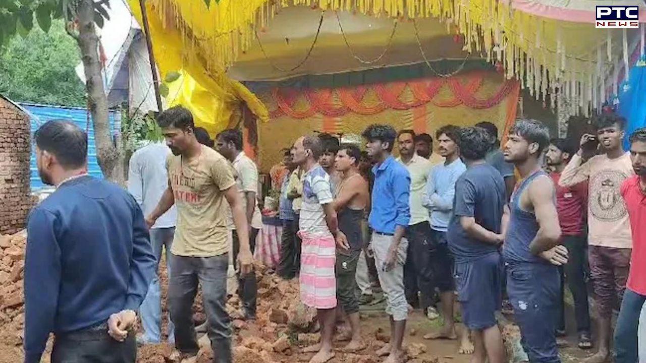 9 children killed after Madhya Pradesh temple wall collapses during religious event