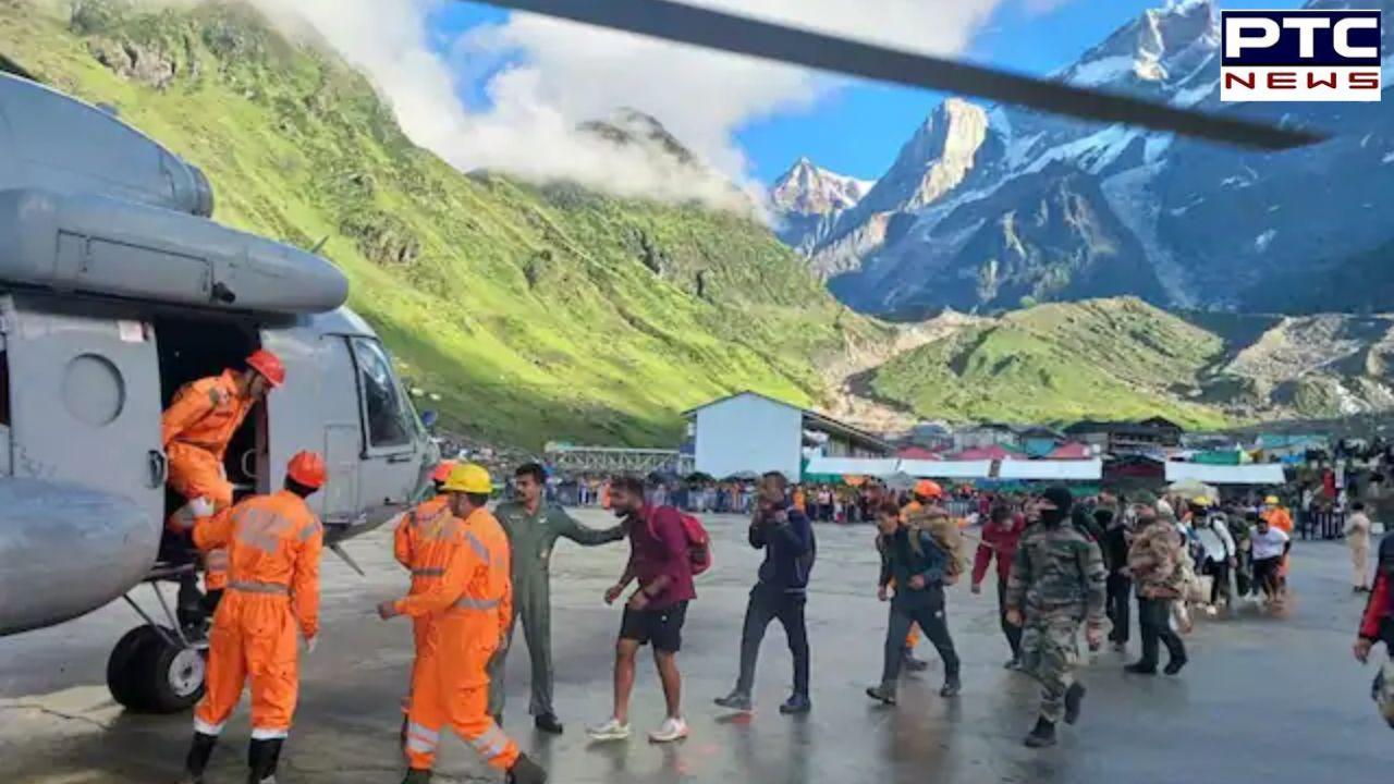 Kedarnath Cloudburst: NDRF personnel rescues 94 stranded people, 8 personnel from Kedar Valley