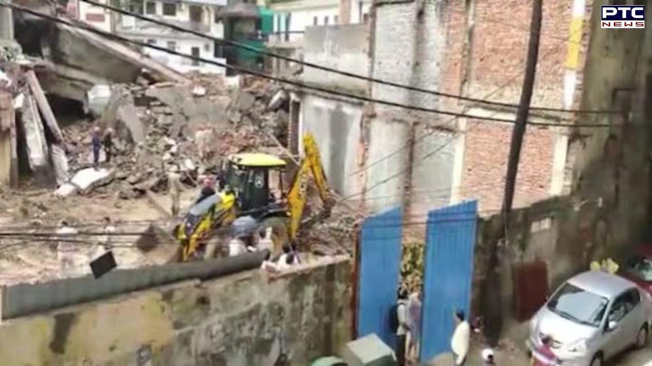 Several feared trapped as building collapses in Delhi's Model Town