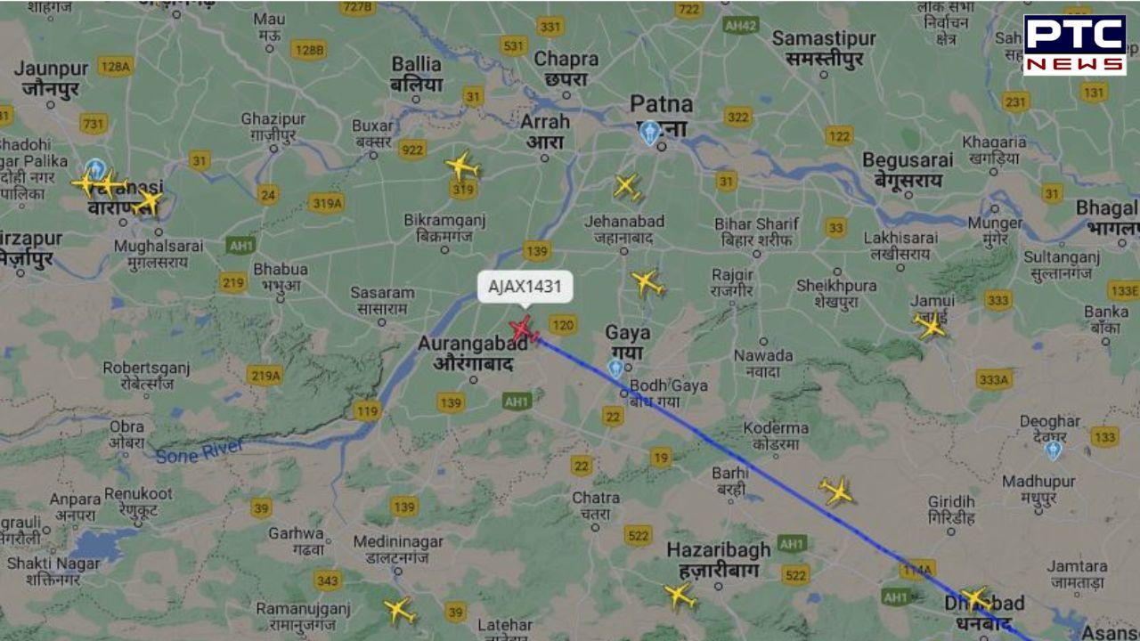 Sheikh Hasina's aircraft flied over India, specifically over Jharkhand, reveals flight tracker data from Flight Radar