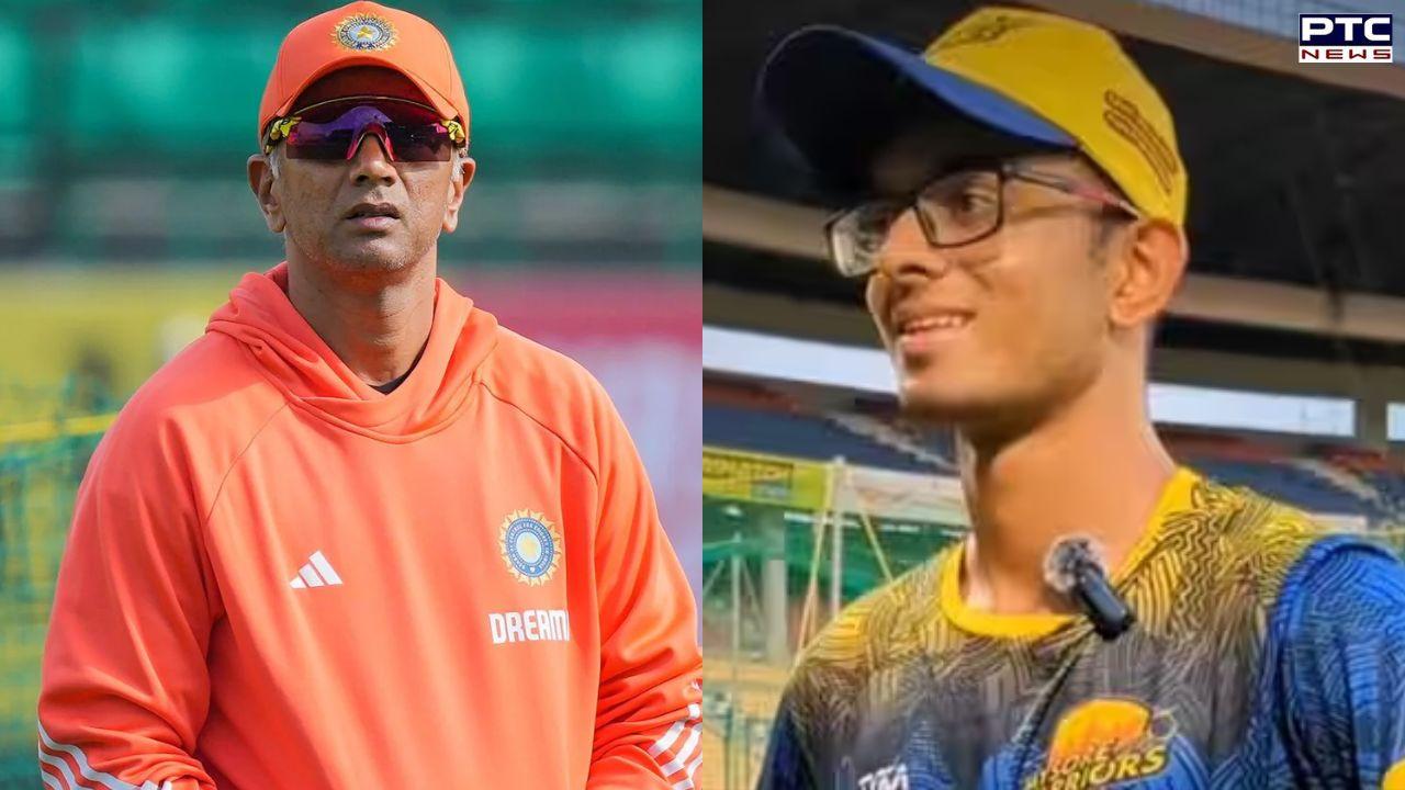 Rahul Dravid's son to join team that his dad once coached to World Cup glory