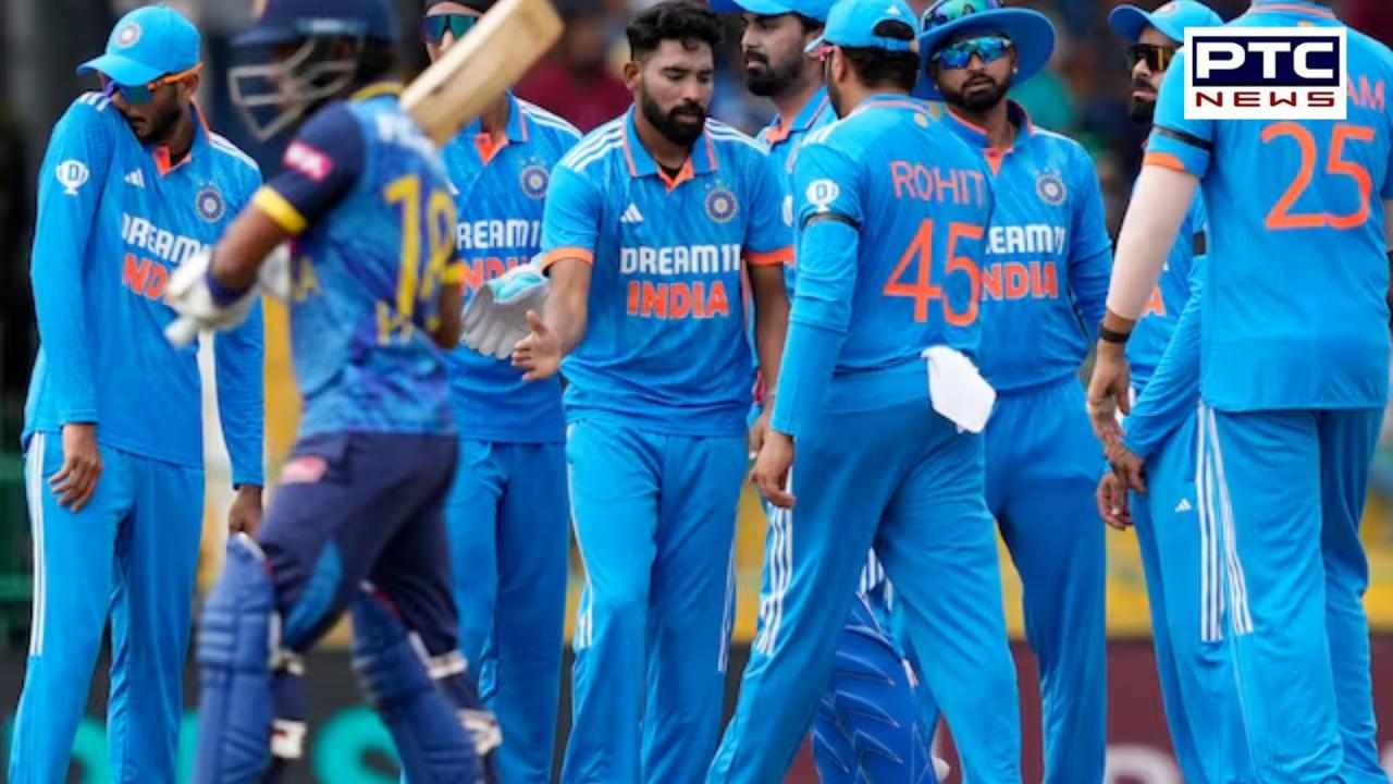 IND vs SL 1st ODI : India takes control over Sri Lanka with regular wickets on a slow pitch