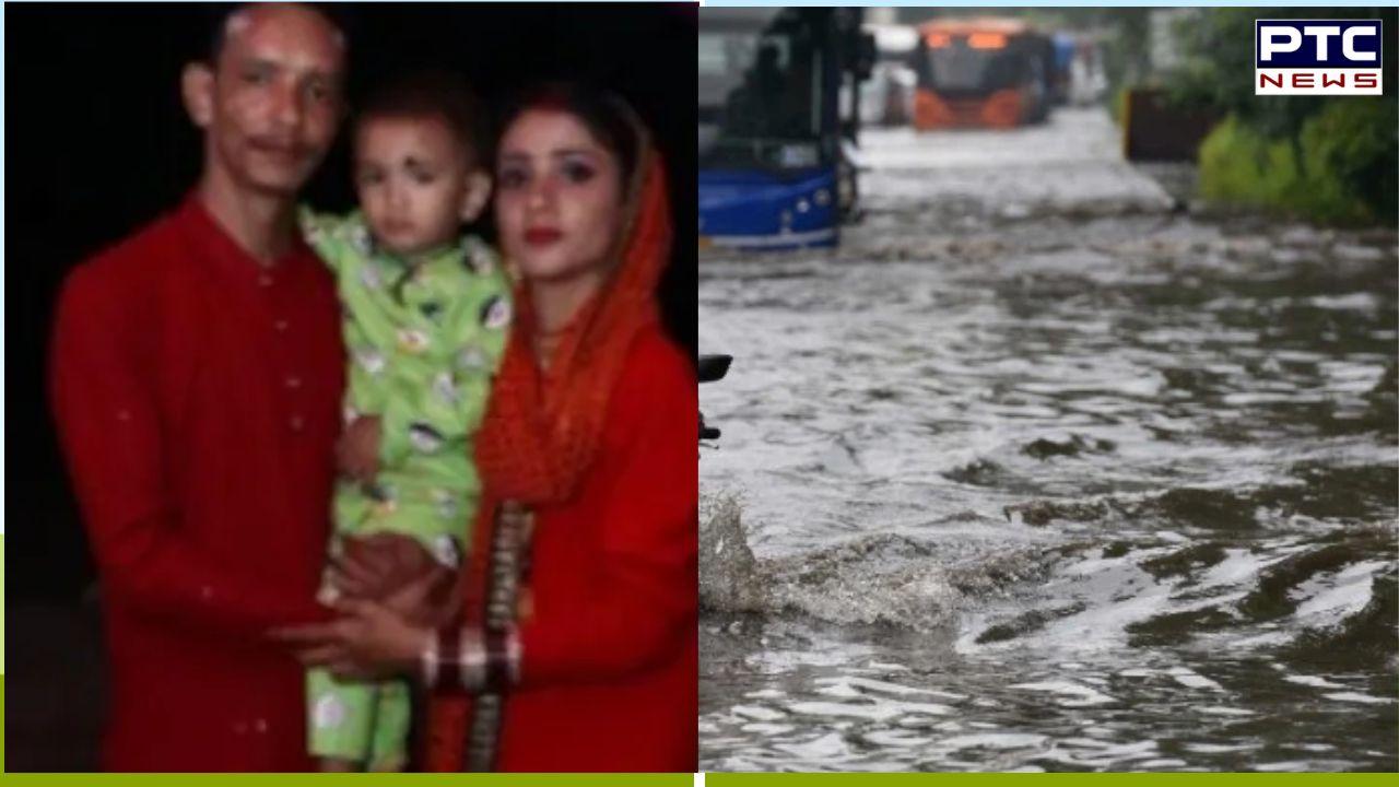 Delhi rains: Woman, three-year-old son fall into open drain in Delhi; mother found holding son's hand