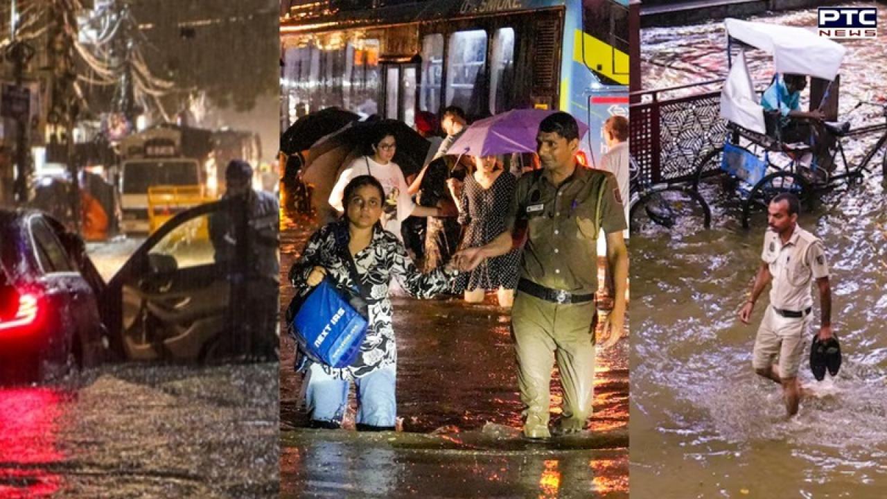 Heavy rain, waterlogging in Delhi: Houses collapse, schools to remain shut