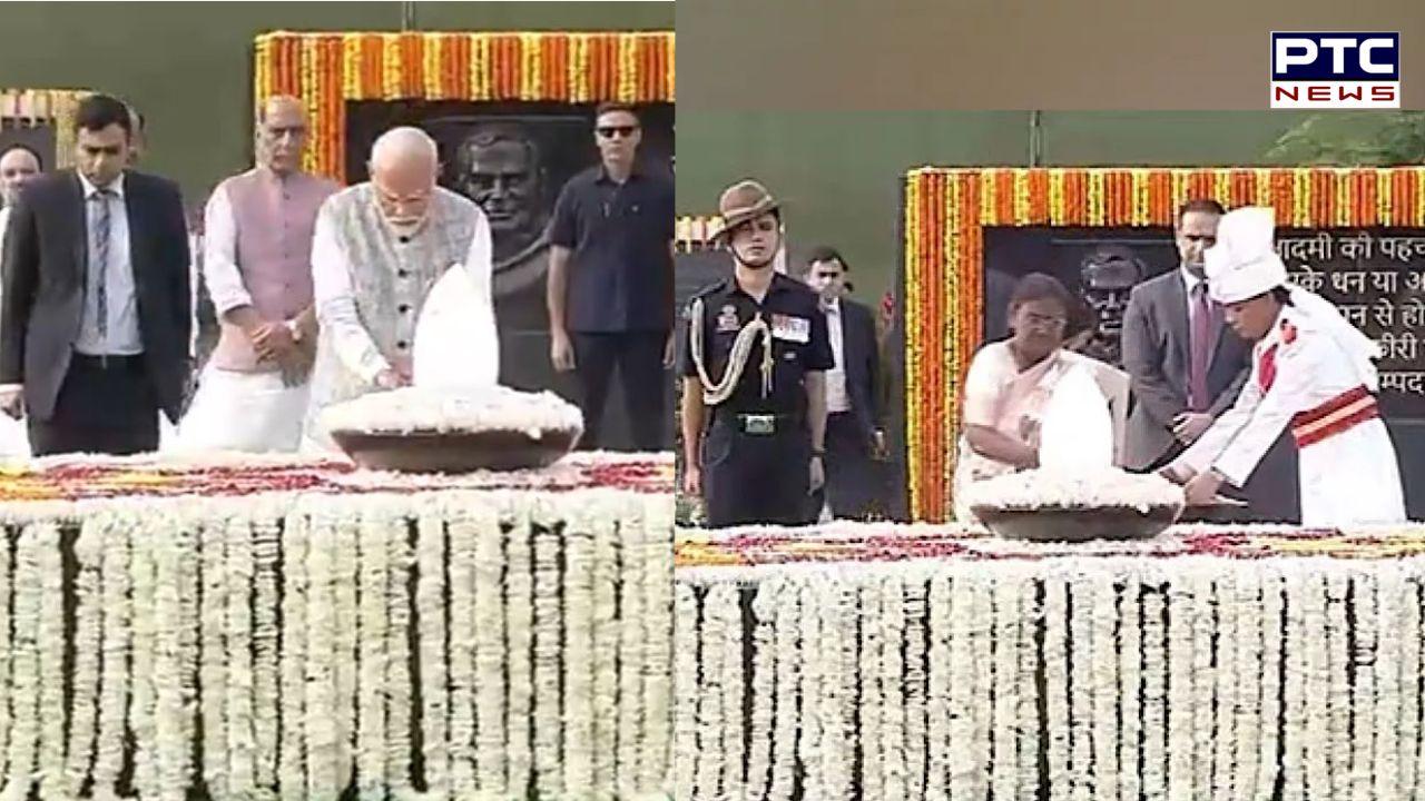 President Murmu, PM Modi lead tributes to Atal Bihari Vajpayee on his death anniversary