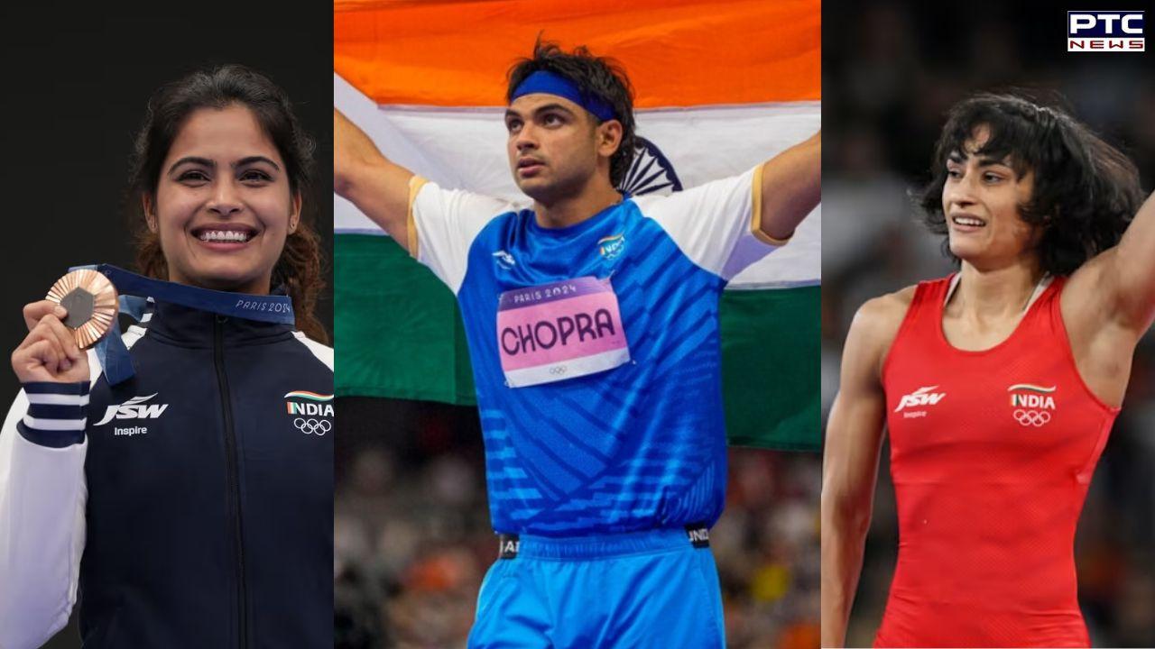 Neeraj Chopra, Vinesh Phogat, Manu Bhaker's brand value skyrockets after Paris Olympics 2024; details here