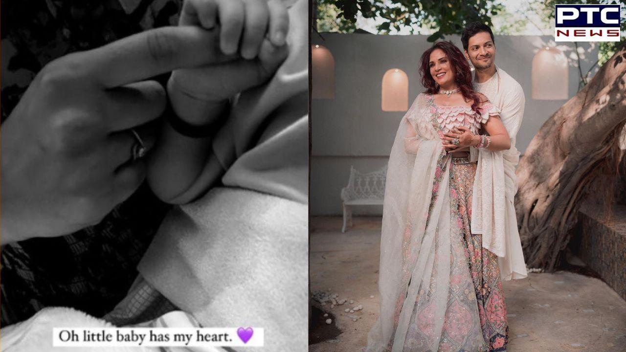 SEE PICS| Richa Chadha-Ali Fazal share cute glimpse of new born baby