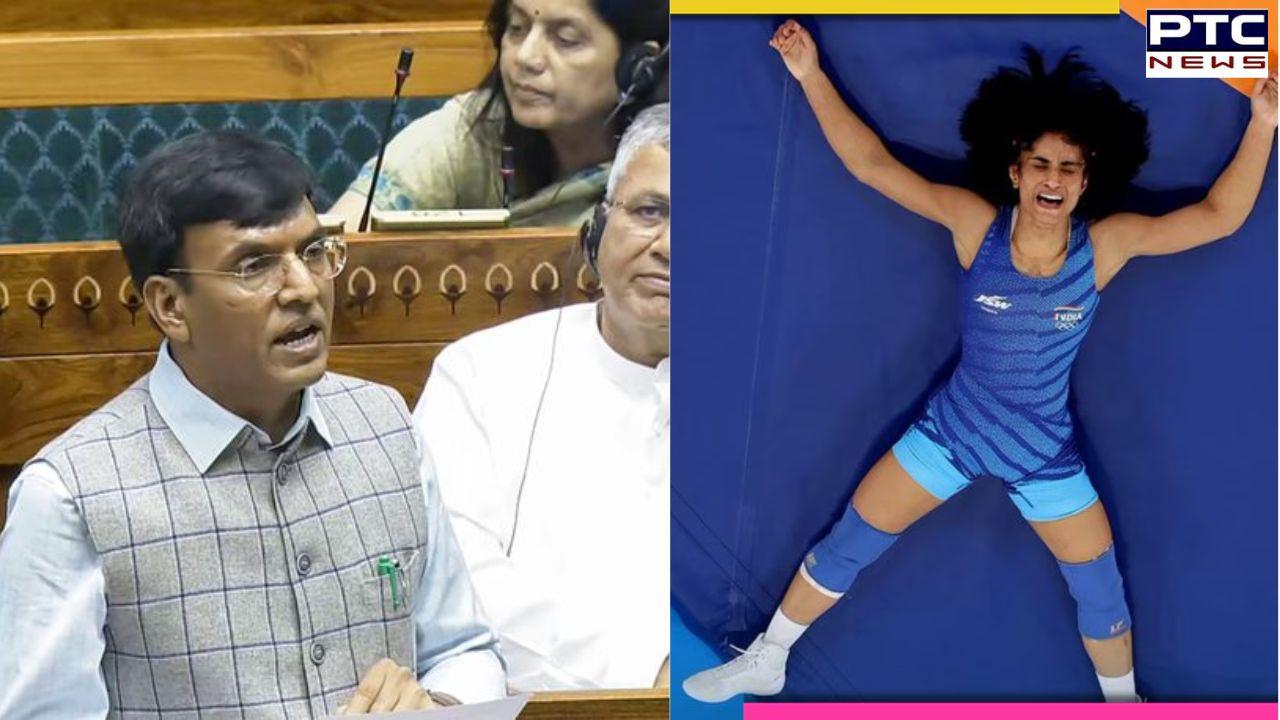 Vinesh Phogat disqualification: ‘IOA lodged strong protest with wrestling body,’ says Union Sports Minister in Lok Sabha