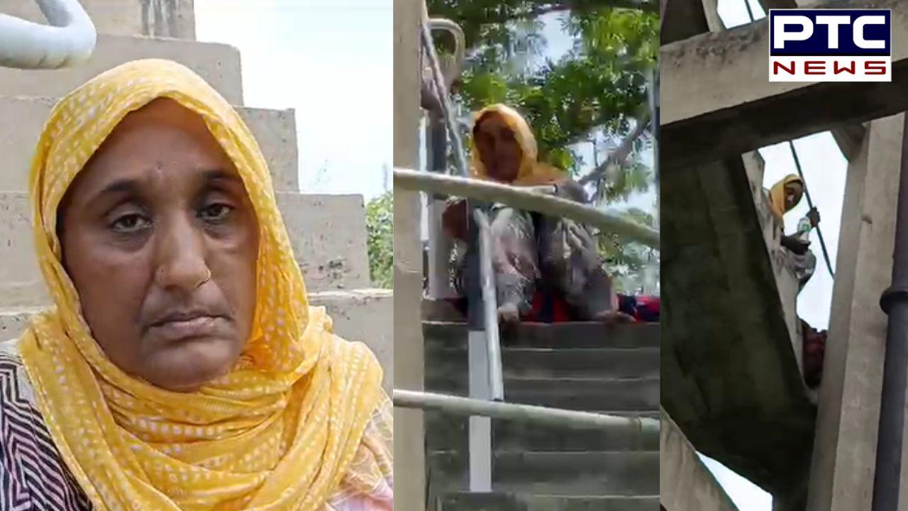 Woman Climbs Water Tank : ਜ਼ਹਿਰੀਲੀ ਦਵਾਈ ਲੈ ਕੇ ਪਾਣੀ ਵਾਲੀ ਟੈਂਕੀ ’ਤੇ ਚੜ੍ਹ ਗਈ ਔਰਤ, ਪੁੱਤ ਨੂੰ ਅਮਰੀਕਾ ਭੇਜਣ ਦੇ ਨਾਂ ਵੱਜੀ ਠੱਗੀ