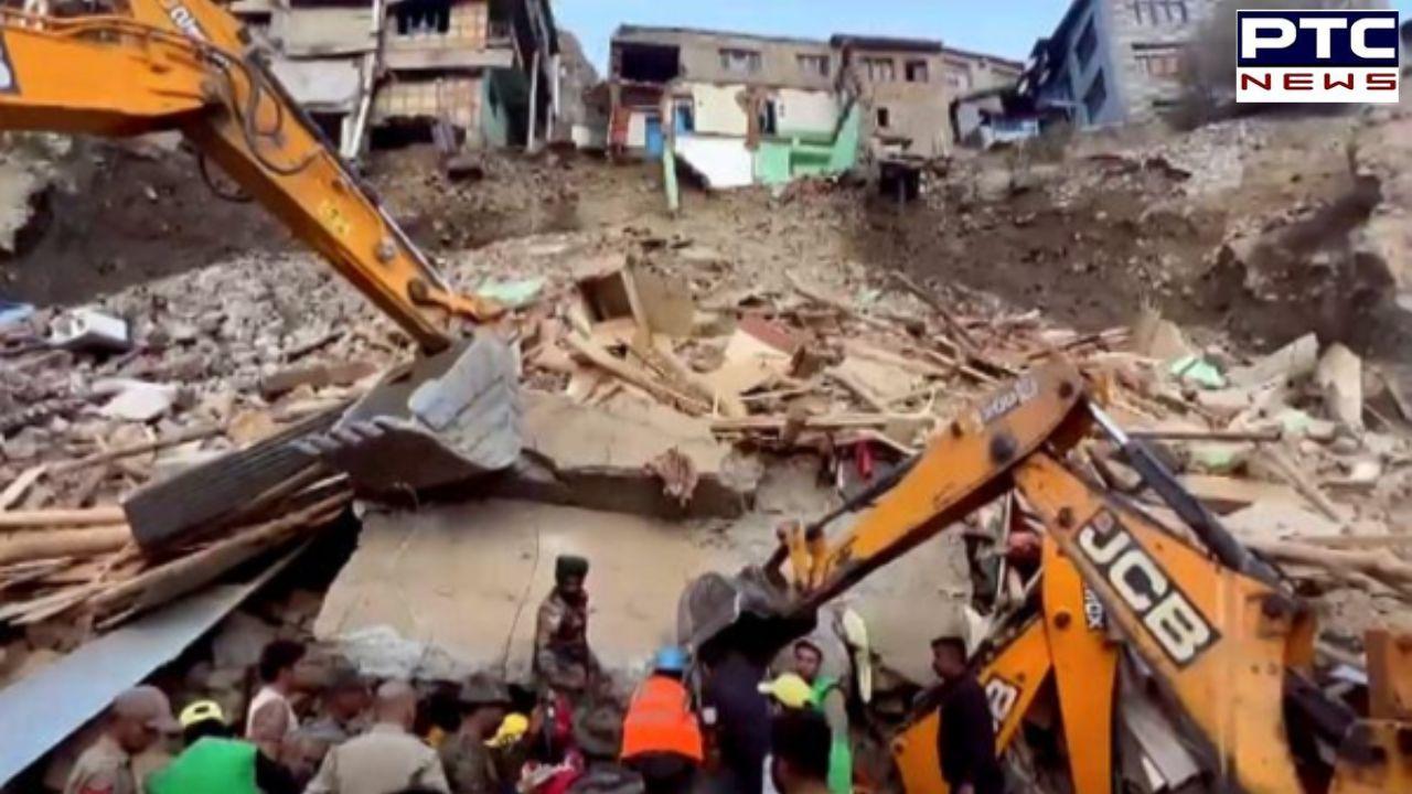 Ladakh: 12 injured after three-storey building atop a hill's slope collapses in Kargil