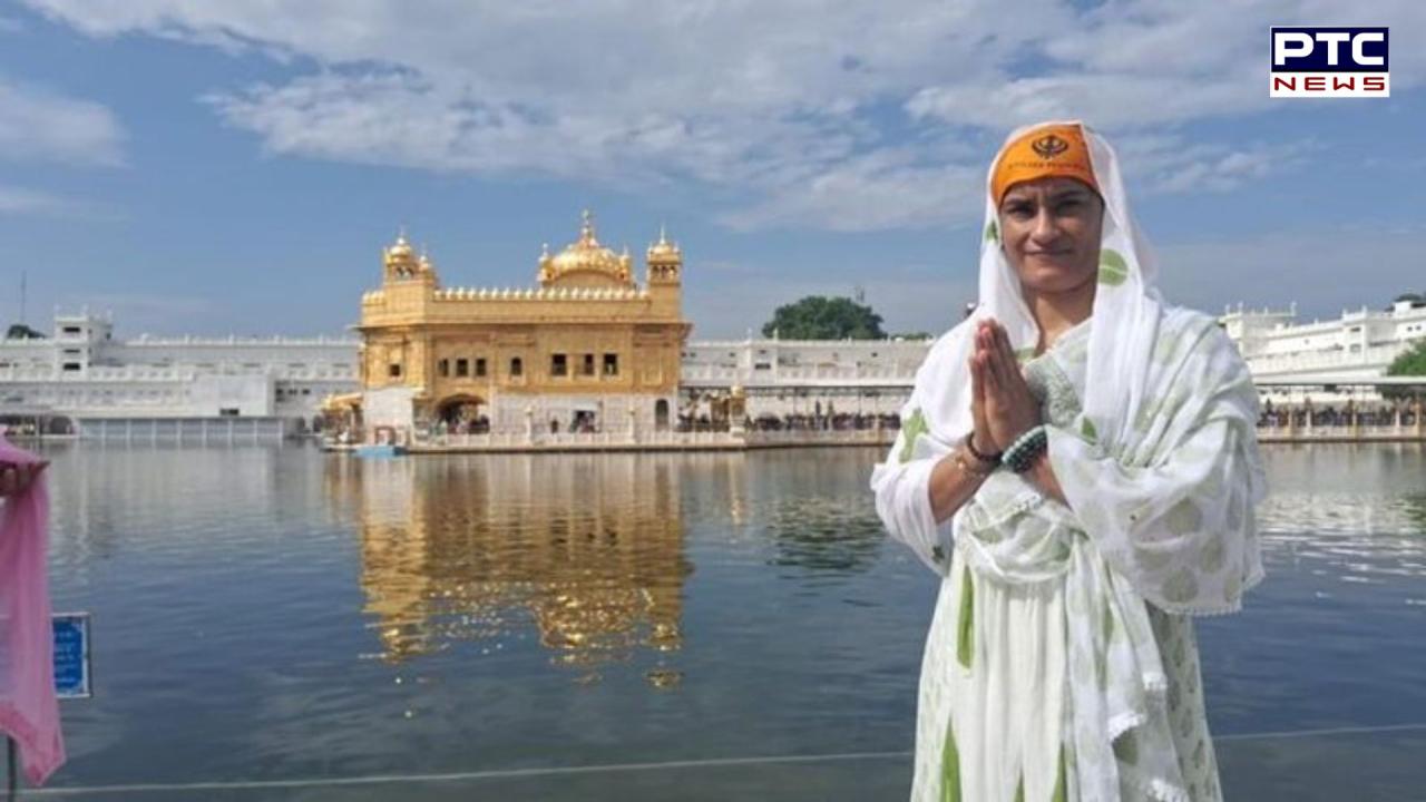 Vinesh Phogat visits Golden Temple, seeks strength and courage in prayer