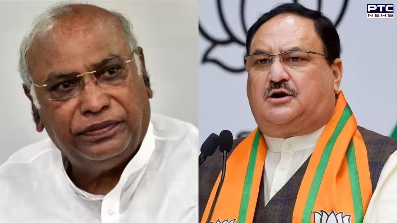 BJP chief Nadda writes to Congress' Kharge, lists abuses against PM Modi