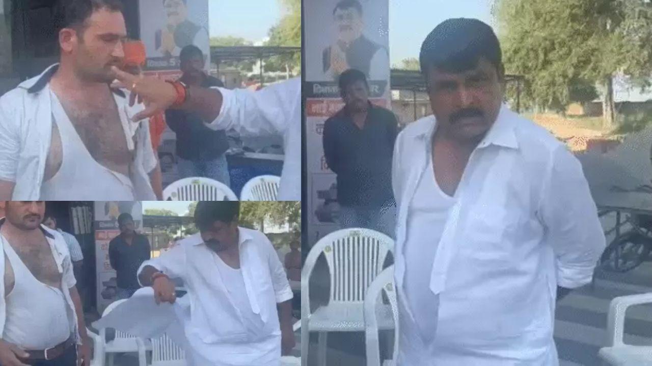 पूर्व विधायक बलराज कुंडू के साथ बूथ पर हाथापाई, दिखा 'कुर्ताफाड़ नजारा', कुंडू ने पूर्व मंत्री पर लगाया आरोप, देखें तस्वीरें