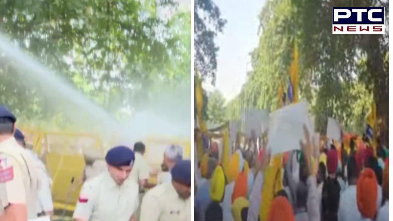 ਚੰਡੀਗੜ੍ਹ 'ਚ ਮੰਤਰੀ ਹਰਜੋਤ ਬੈਂਸ ਨੂੰ ਲਿਆ ਹਿਰਾਸਤ 'ਚ, ਝੋਨੇ ਦੀ ਲਿਫਟਿੰਗ ਦੇ ਮੁੱਦੇ 'ਤੇ 'ਆਪ' ਨੇ ਕੀਤਾ ਪ੍ਰਦਰਸ਼ਨ