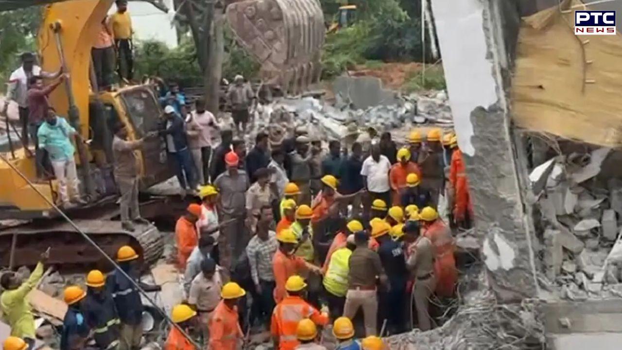 6 killed, several feared trapped as building collapses after heavy rain in Bengaluru