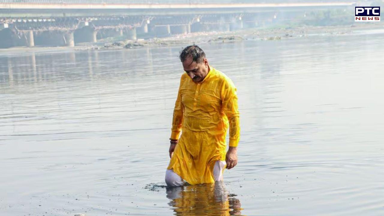 Delhi BJP chief hospitalised days after taking dip in polluted Yamuna, complaints of breathlessness