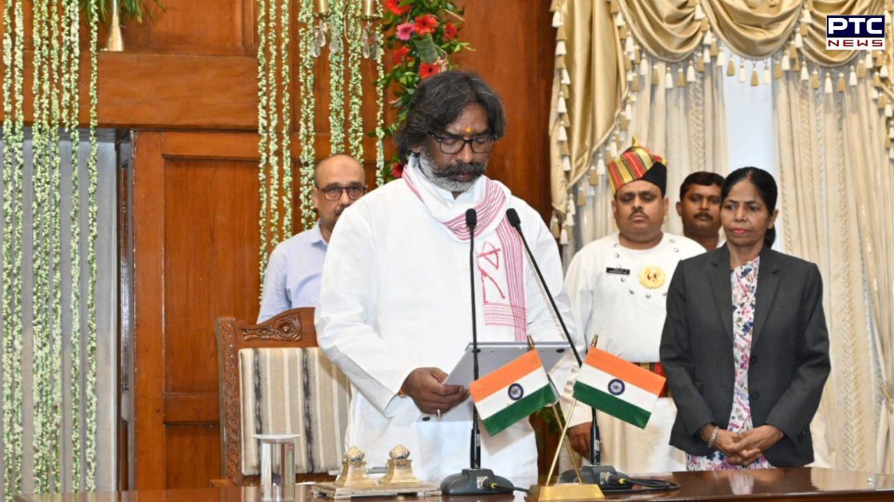 Hemant Soren takes oath as Jharkhand Chief Minister