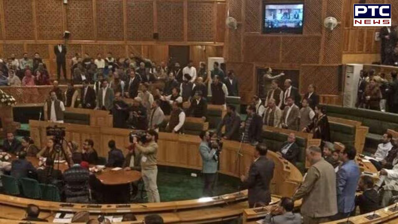 J&K first assembly session: Ruckus breaks out over resolution against scrapping article 370