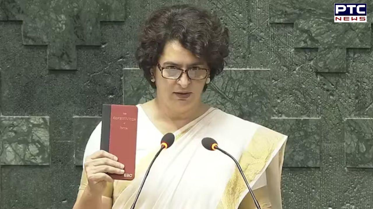 Priyanka Gandhi Vadra takes oath as Wayanad  Lok Sabha MP