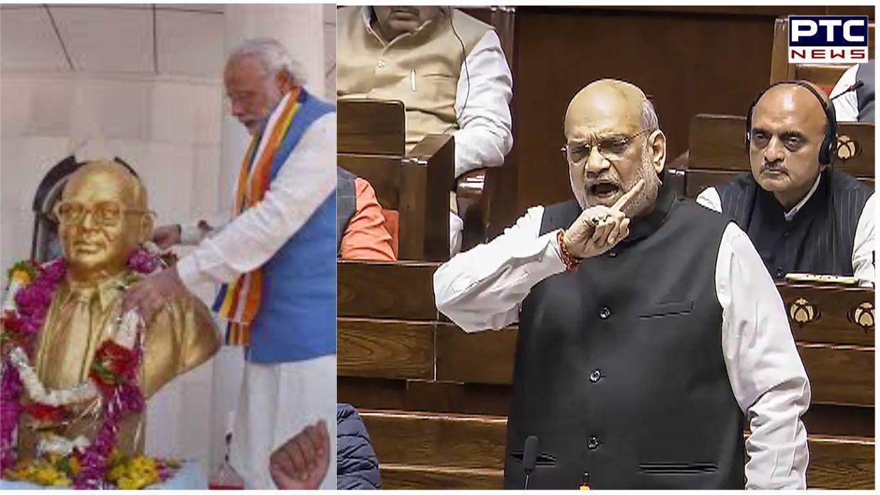 PM Modi accuses Cong of erasing Ambedkar’s legacy amid Opposition’s demand for Amit Shah’s apology