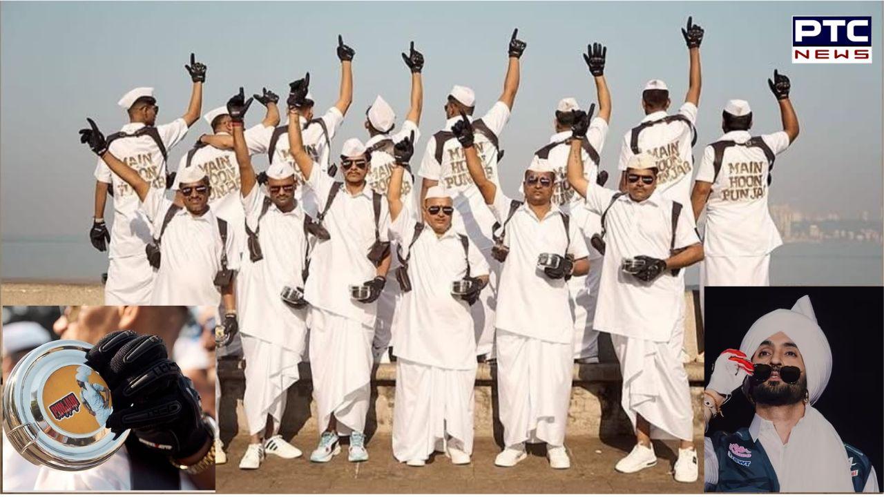 Mumbai’s dabbawalas dress like Diljit Dosanjh to welcome singer ahead of concert