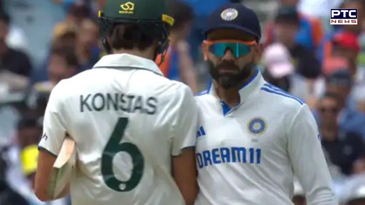 Virat Kohli fined for shoulder barge incident with Sam Konstas during Boxing Day Test | Watch Video