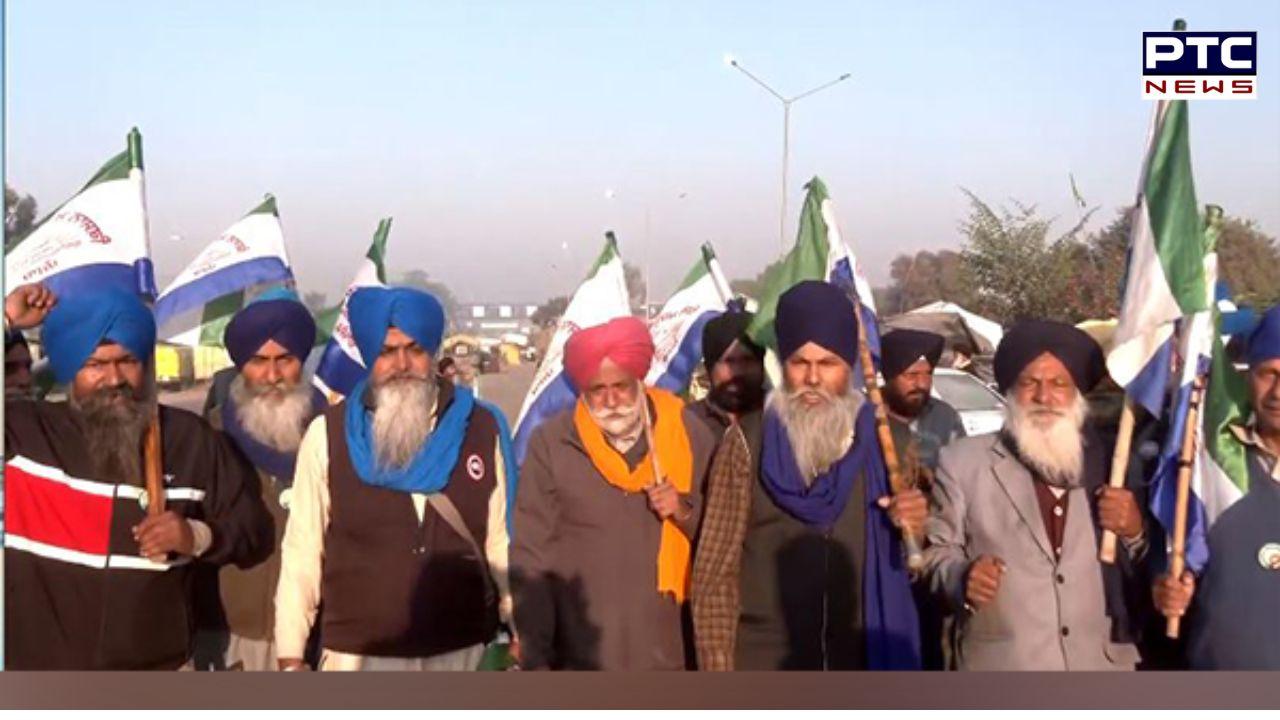 Farmers ' protest Live Updates: Haryana Police fire tear gas shells as jatha of 101 begin 'Delhi Kooch'; farmers carrying salt for relief