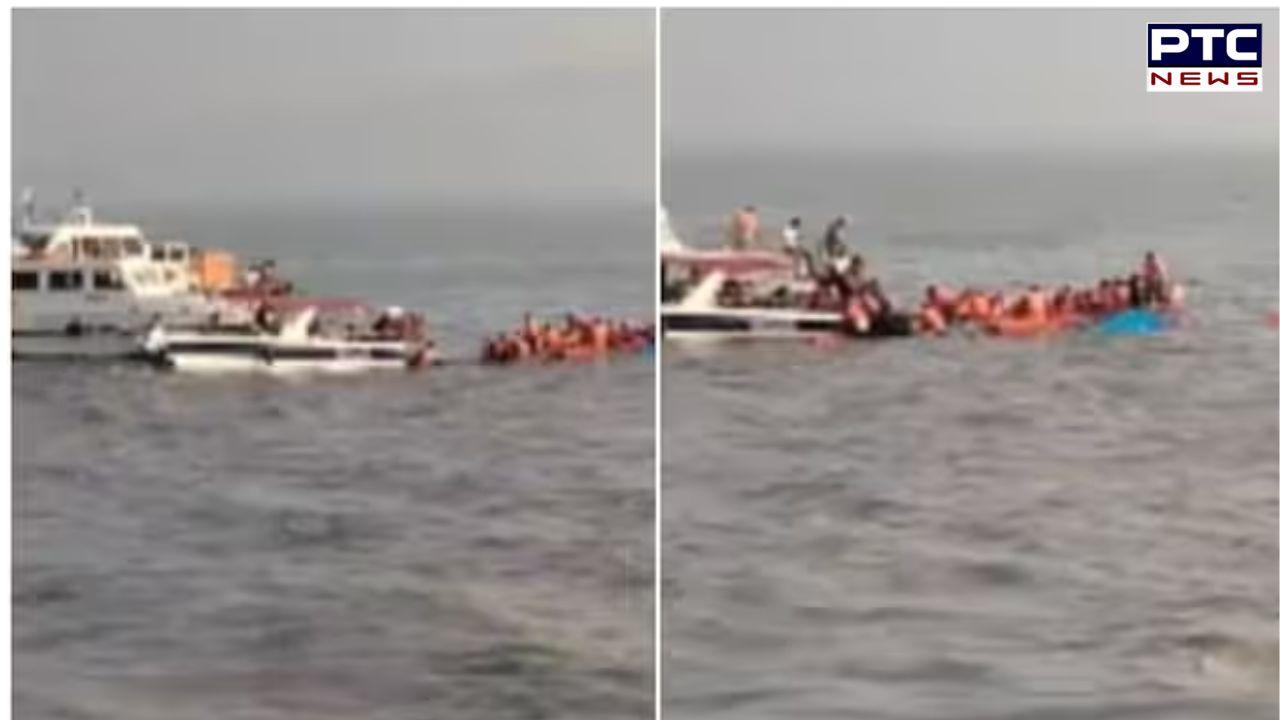 Boat capsizes off Mumbai Coast, one dead and 34 missing