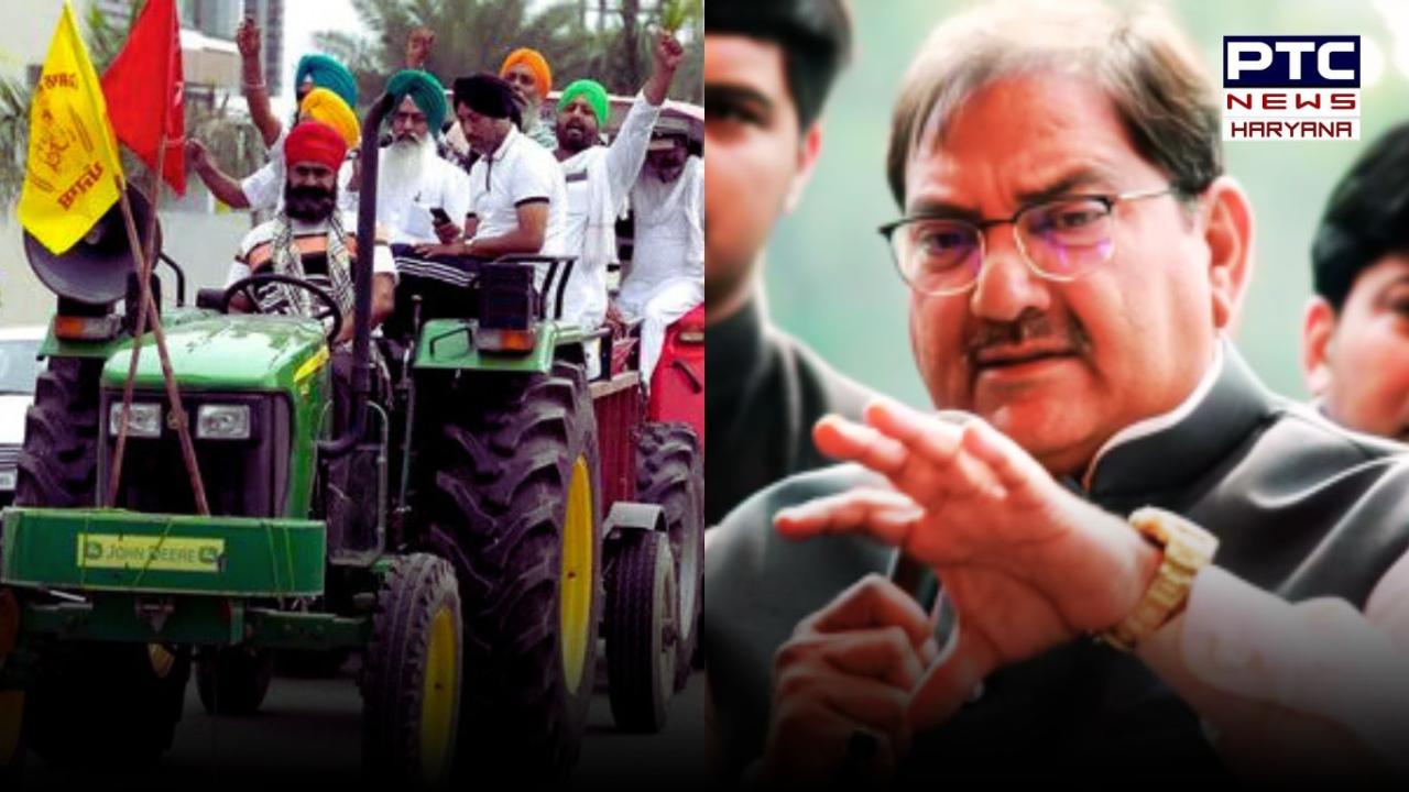 हांसी के रामायण टोल पर ट्रैक्टर मार्च के लिए पहुंचने लगे किसान, अभय चौटाला का किसानों को समर्थन, आज डल्लेवाल से करेंगे मुलाकात