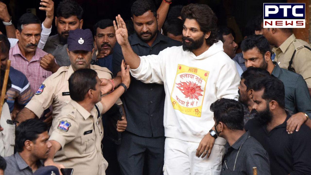 Allu Arjun released From Jail : ਤੜਕਸਾਰ ਹੀ ਜੇਲ੍ਹ ਚੋਂ ਰਿਹਾਅ ਹੋਏ ਅਦਾਕਾਰ ਅੱਲੂ ਅਰਜੁਨ, ਜ਼ਮਾਨਤ ਮਿਲਣ ਮਗਰੋਂ ਇਸ ਕਾਰਨ ਜੇਲ੍ਹ ’ਚ ਕੱਟਣੀ ਪਈ ਇੱਕ ਰਾਤ