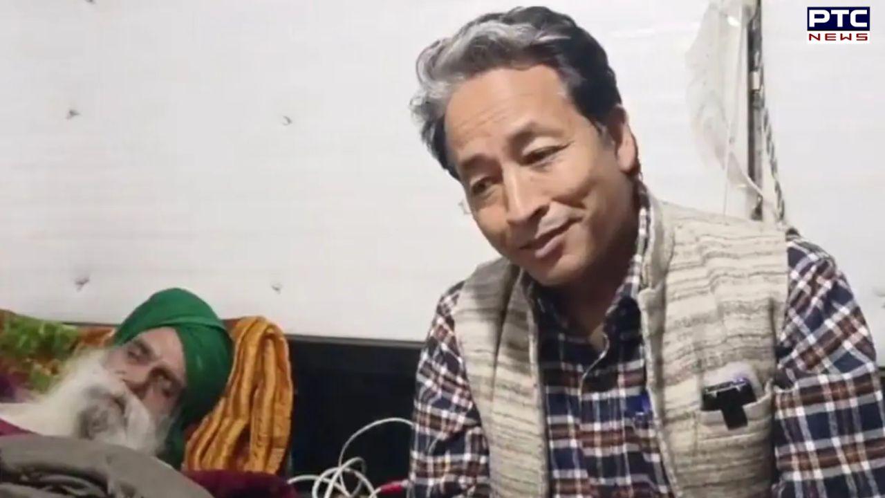 Climate activist Sonam Wangchuk meets fasting farm leader Jagjit Singh Dallewal, extends support to farmer protest