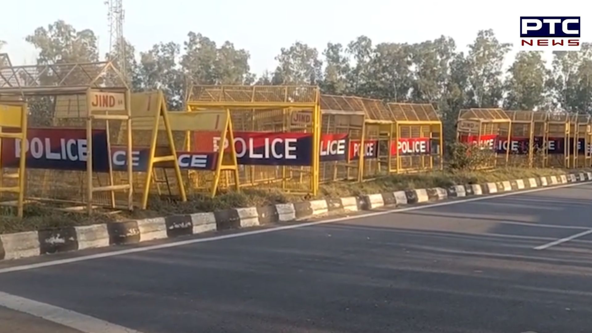 Punjab Haryana Khanauri Border 'ਤੇ ਲੱਗੇ barricade